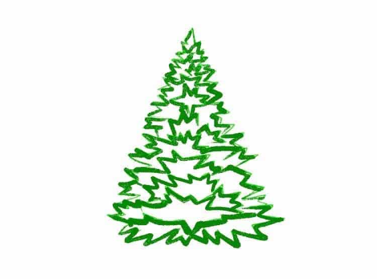 Comment dessiner son propre sapin de Noël ?