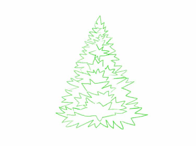Comment dessiner son propre sapin de Noël ?
